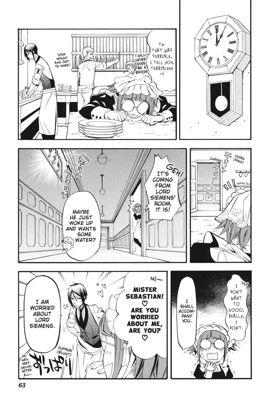 Kuroshitsuji Chapter 39 page 33 - Chapter 39: At noon: The Butler, Startled