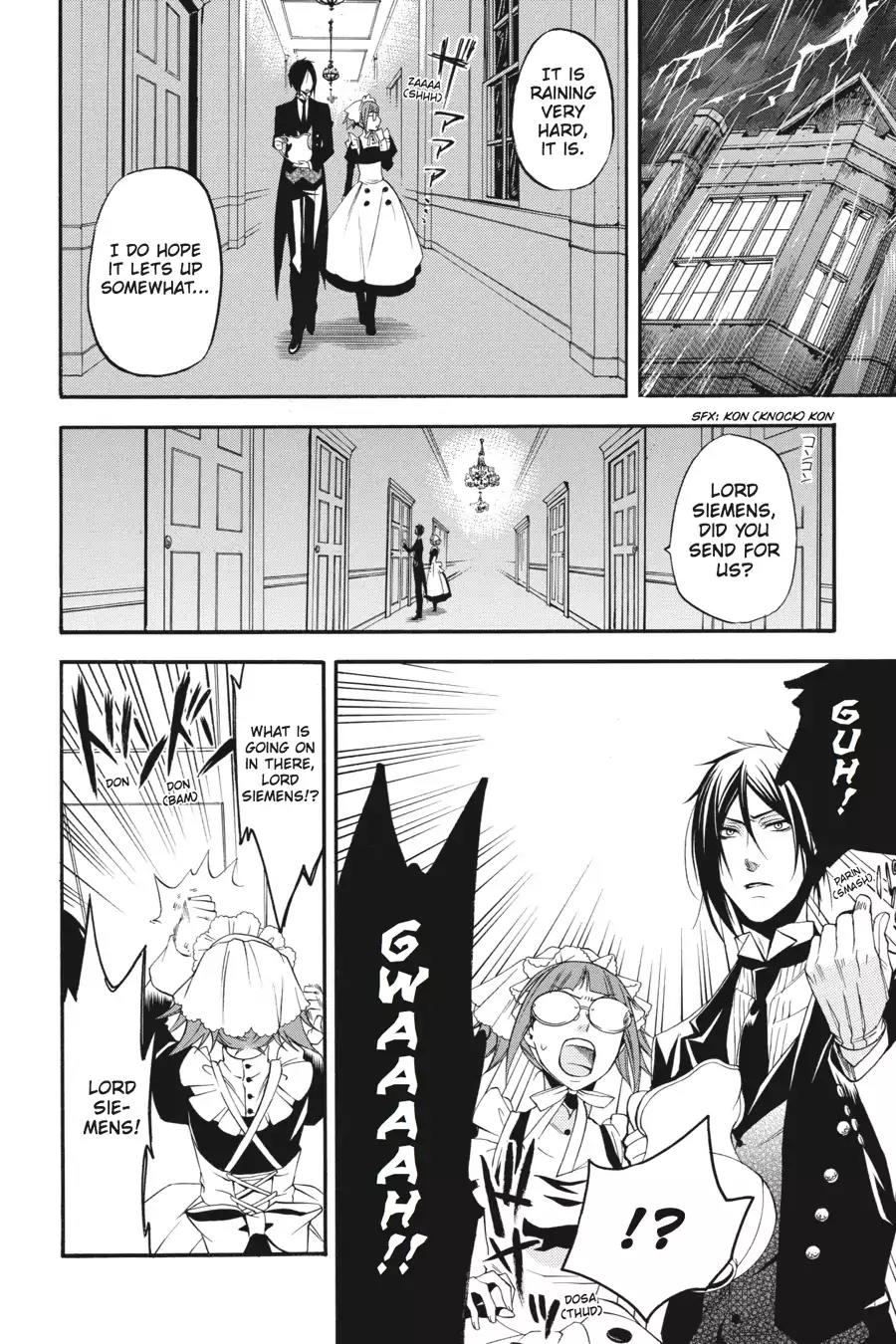 Kuroshitsuji Chapter 39 page 34 - Chapter 39: At noon: The Butler, Startled