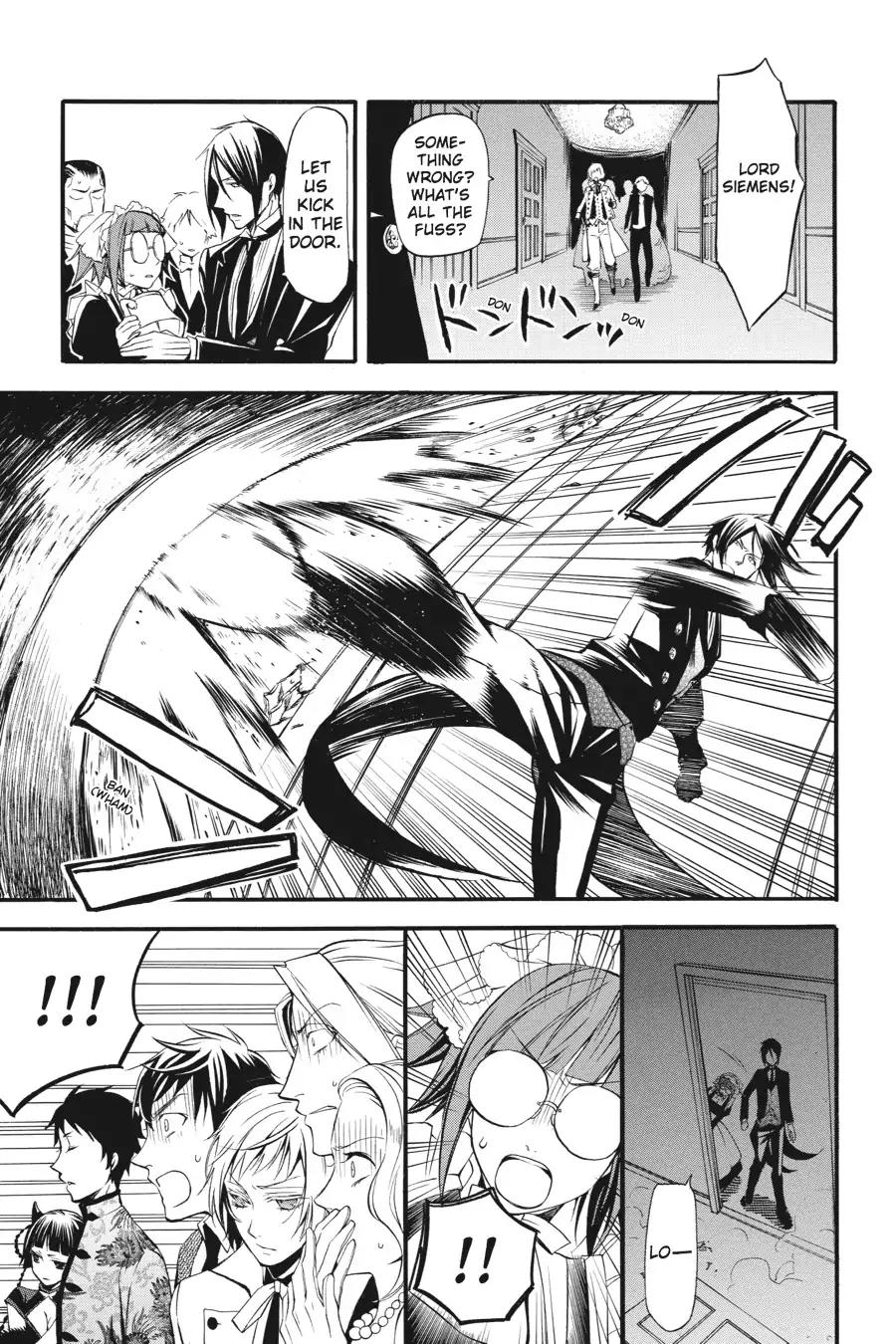 Kuroshitsuji Chapter 39 page 35 - Chapter 39: At noon: The Butler, Startled
