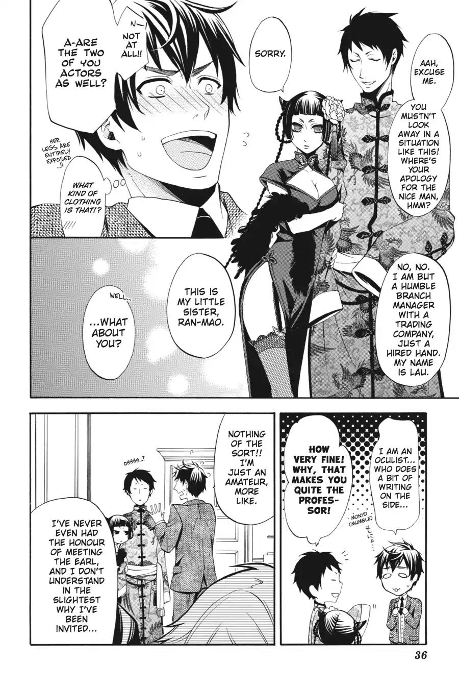 Kuroshitsuji Chapter 39 page 6 - Chapter 39: At noon: The Butler, Startled