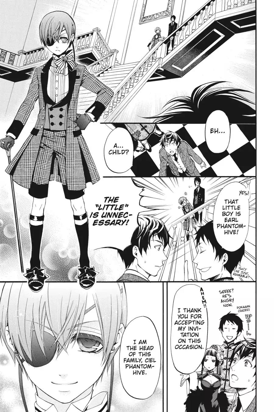 Kuroshitsuji Chapter 39 page 9 - Chapter 39: At noon: The Butler, Startled