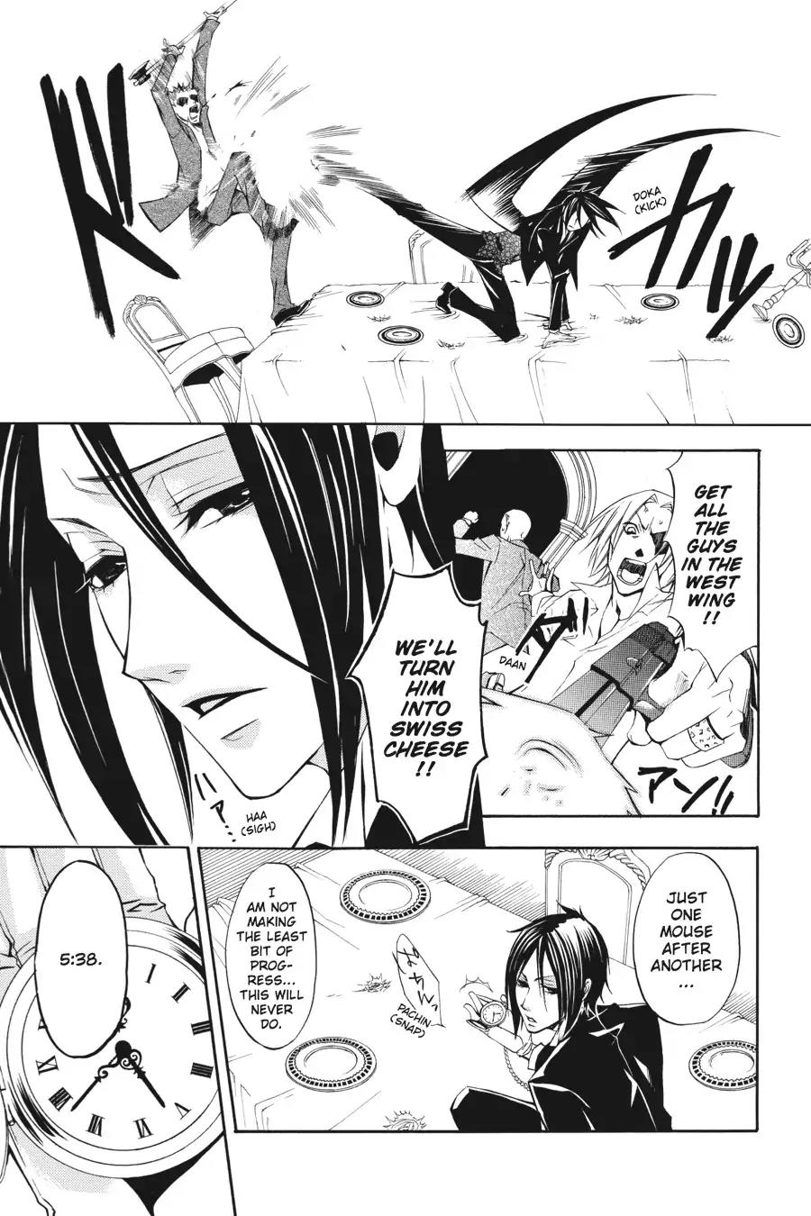 Kuroshitsuji Chapter 4 page 13 - Chapter 4: At midnight: The Butler, Most Evil