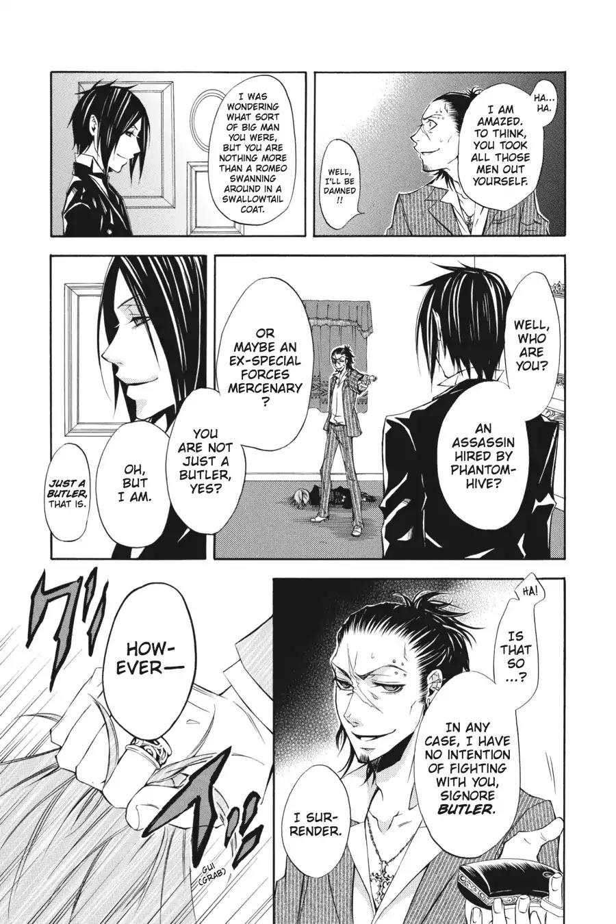 Kuroshitsuji Chapter 4 page 21 - Chapter 4: At midnight: The Butler, Most Evil