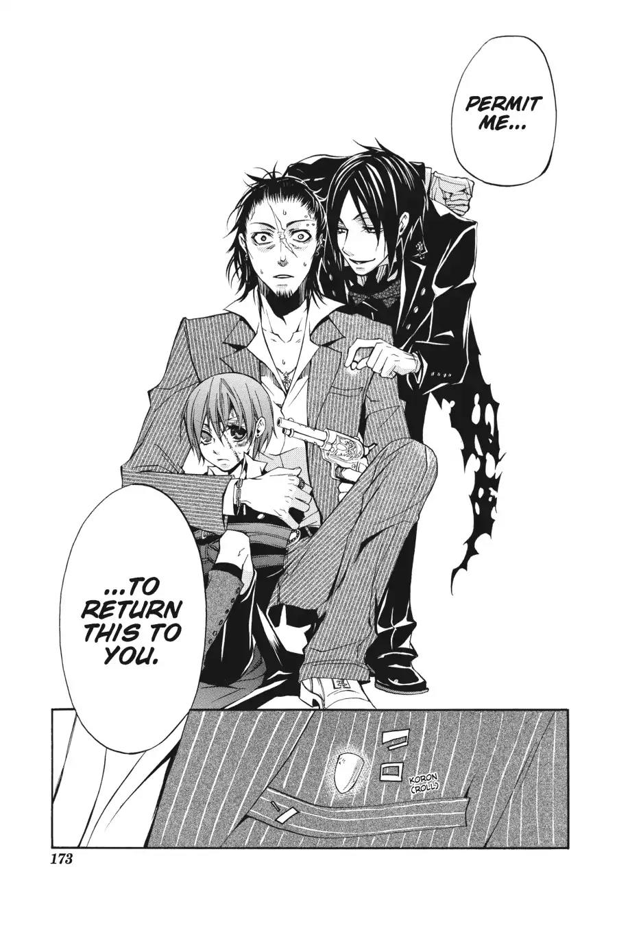Kuroshitsuji Chapter 4 page 37 - Chapter 4: At midnight: The Butler, Most Evil