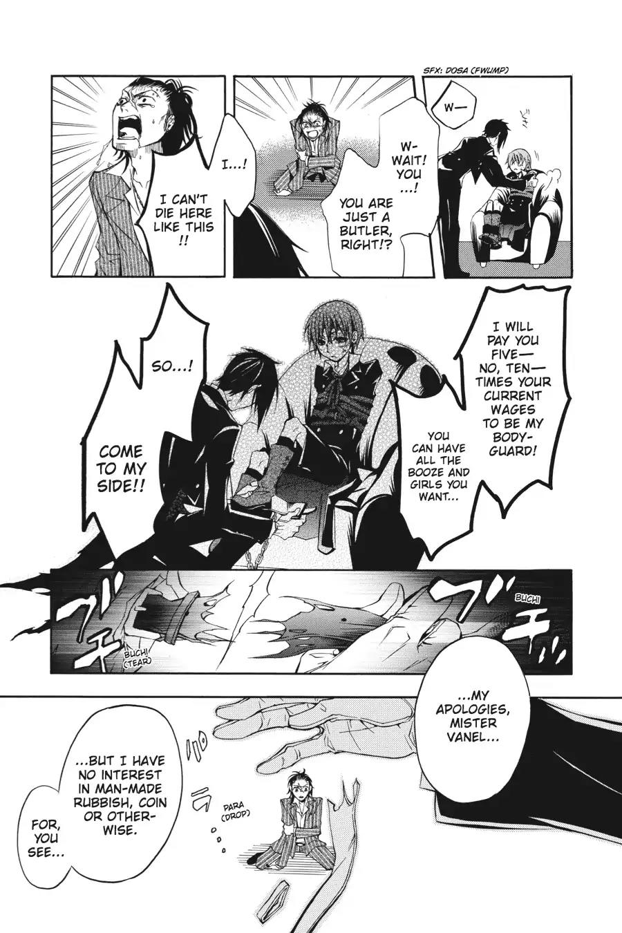 Kuroshitsuji Chapter 4 page 39 - Chapter 4: At midnight: The Butler, Most Evil