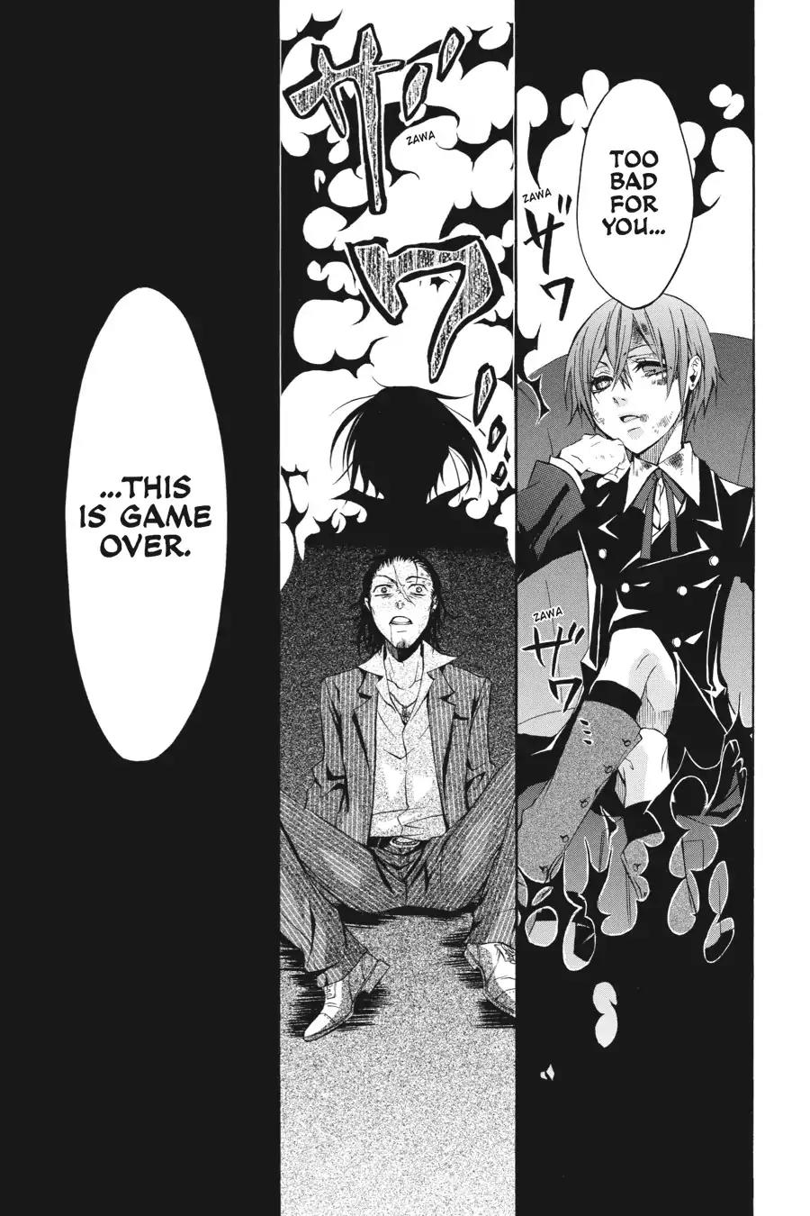 Kuroshitsuji Chapter 4 page 43 - Chapter 4: At midnight: The Butler, Most Evil