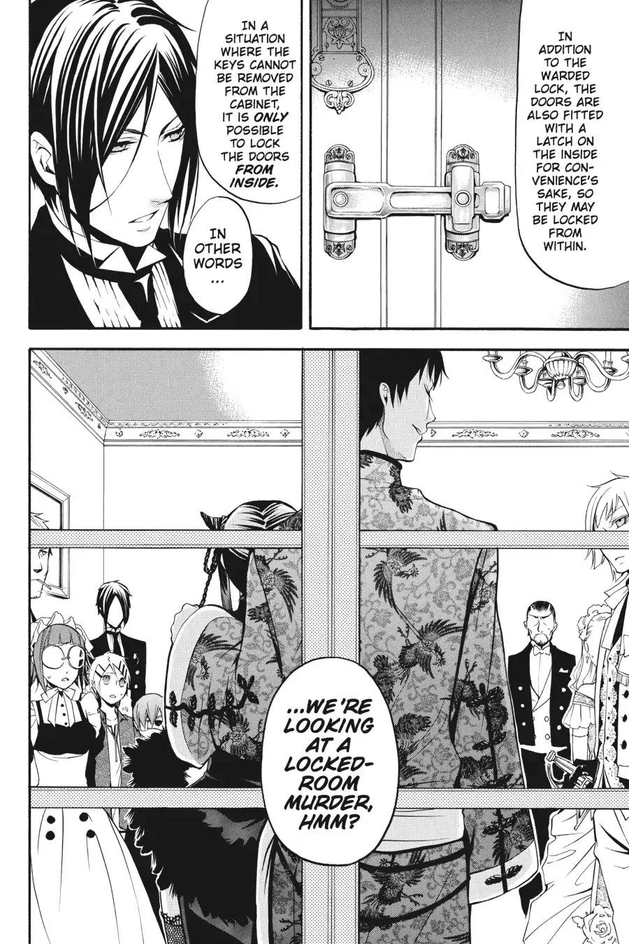 Kuroshitsuji Chapter 40 page 10 - Chapter 40: In the afternoon: The Butler, Confining