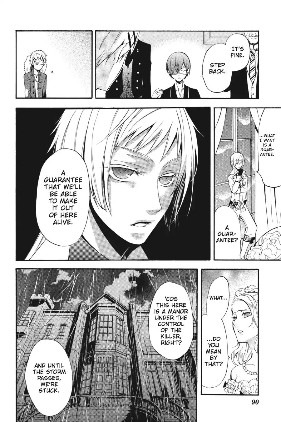 Kuroshitsuji Chapter 40 page 20 - Chapter 40: In the afternoon: The Butler, Confining