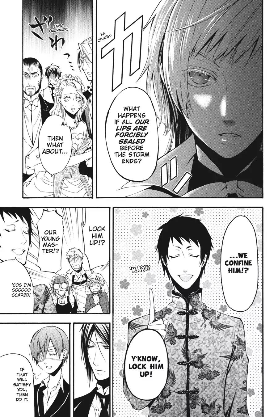 Kuroshitsuji Chapter 40 page 21 - Chapter 40: In the afternoon: The Butler, Confining