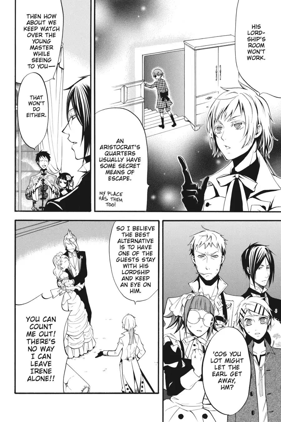 Kuroshitsuji Chapter 40 page 22 - Chapter 40: In the afternoon: The Butler, Confining