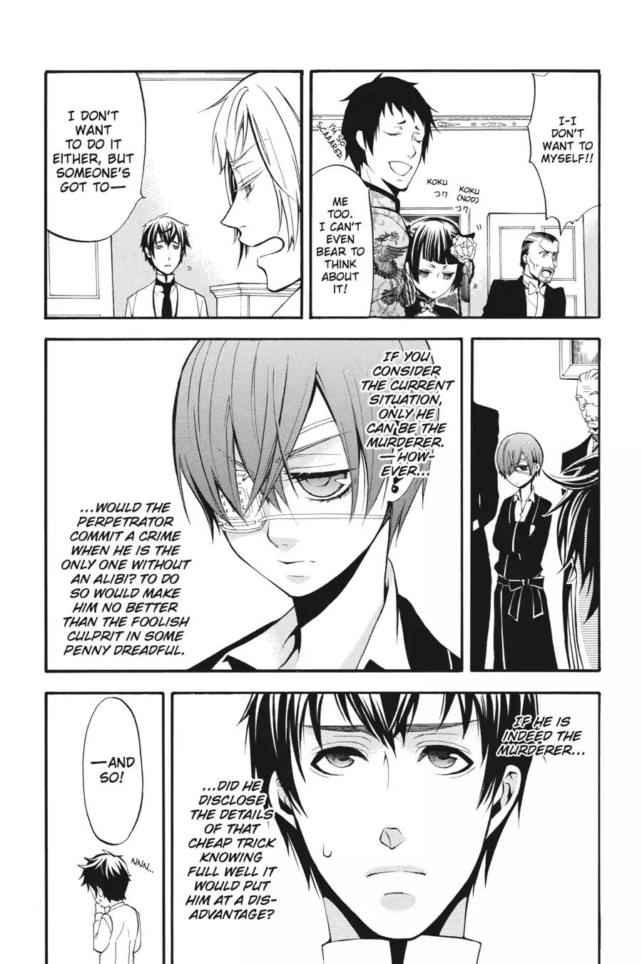 Kuroshitsuji Chapter 40 page 23 - Chapter 40: In the afternoon: The Butler, Confining