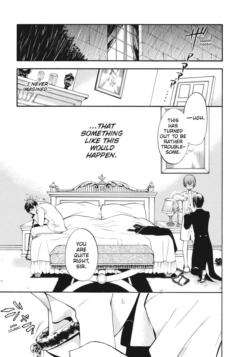 Kuroshitsuji Chapter 40 page 25 - Chapter 40: In the afternoon: The Butler, Confining