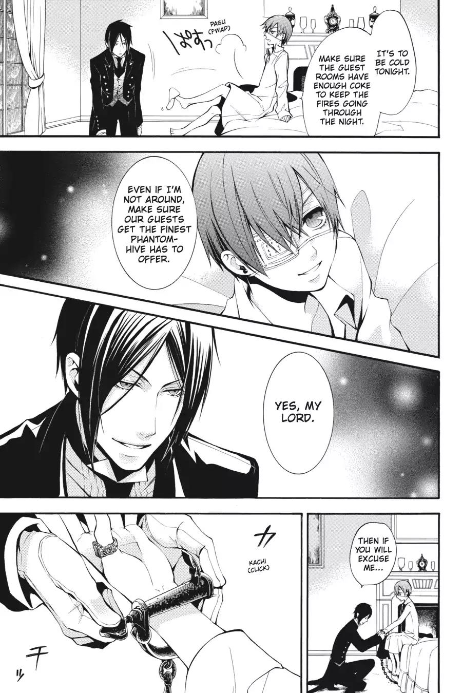 Kuroshitsuji Chapter 40 page 27 - Chapter 40: In the afternoon: The Butler, Confining