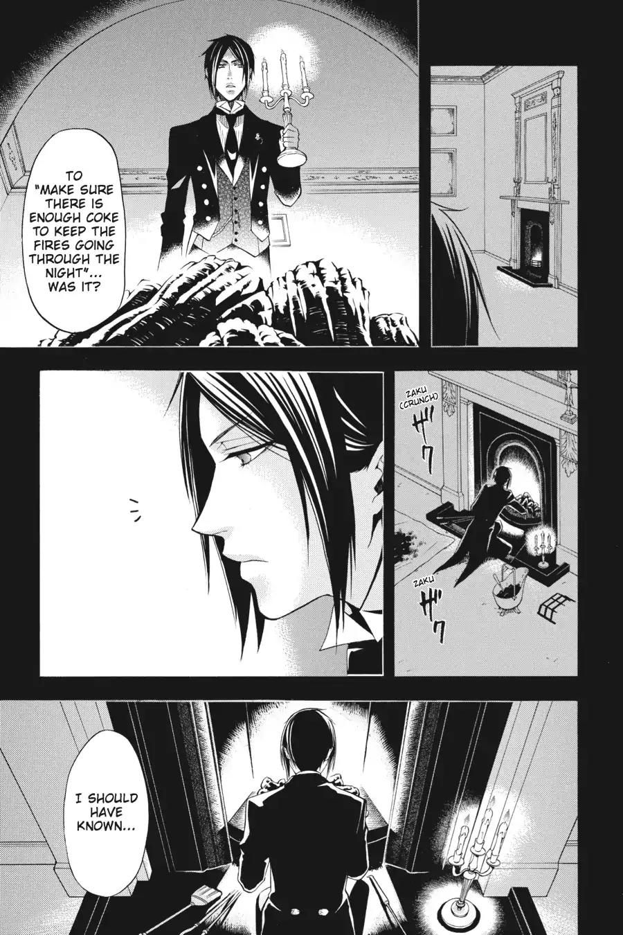 Kuroshitsuji Chapter 40 page 35 - Chapter 40: In the afternoon: The Butler, Confining