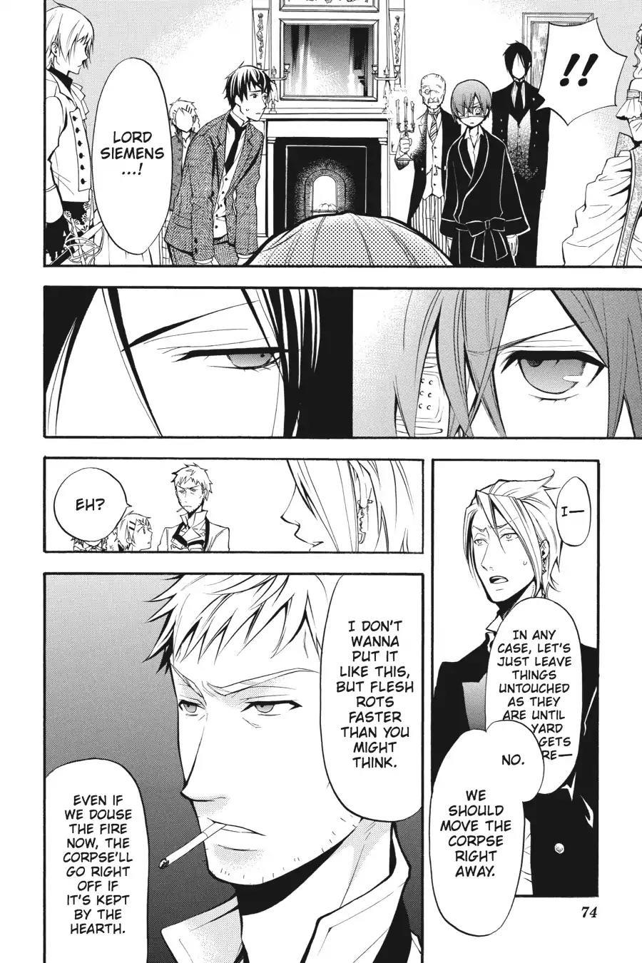 Kuroshitsuji Chapter 40 page 4 - Chapter 40: In the afternoon: The Butler, Confining