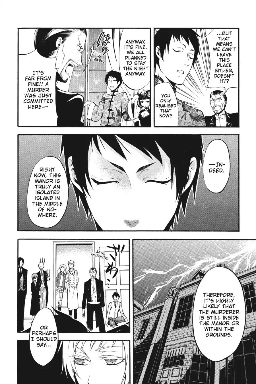 Kuroshitsuji Chapter 40 page 6 - Chapter 40: In the afternoon: The Butler, Confining