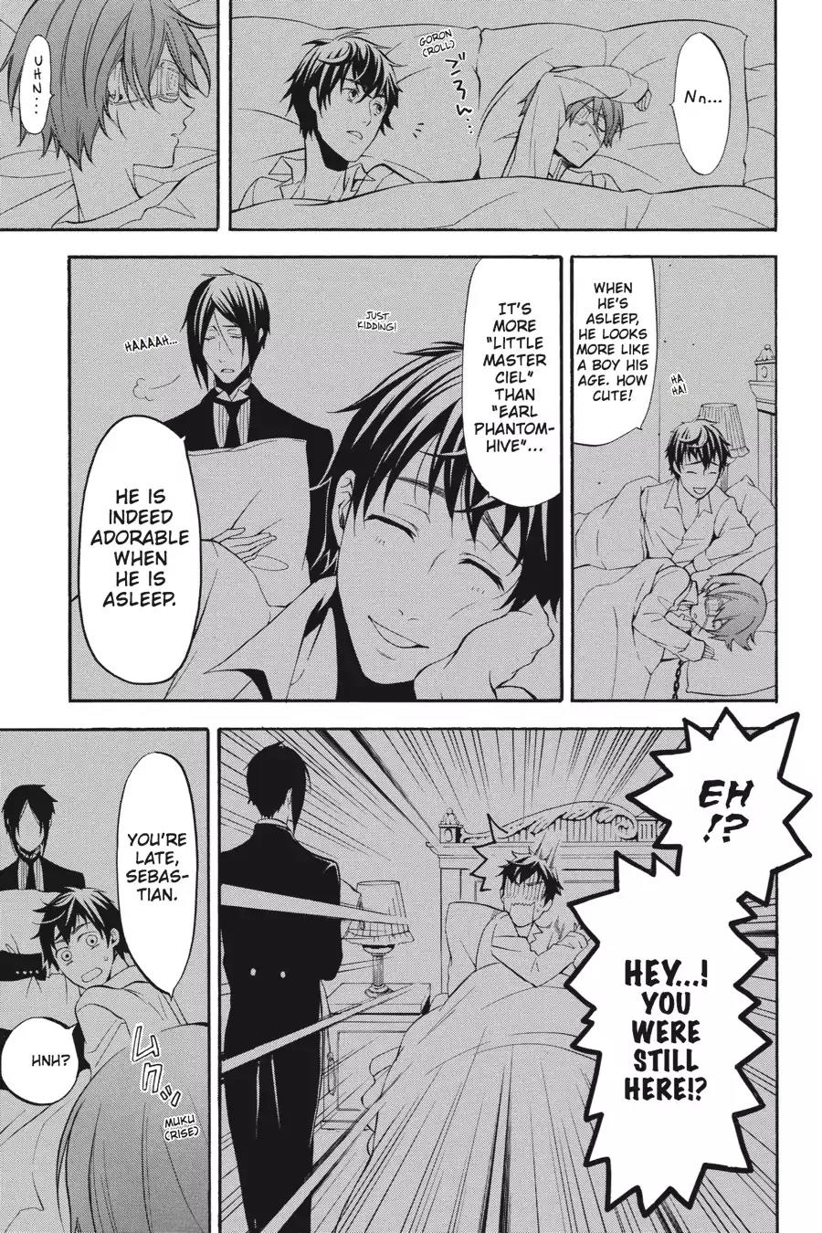 Kuroshitsuji Chapter 41 page 13 - Chapter 41: At night: The Butler, Deceased