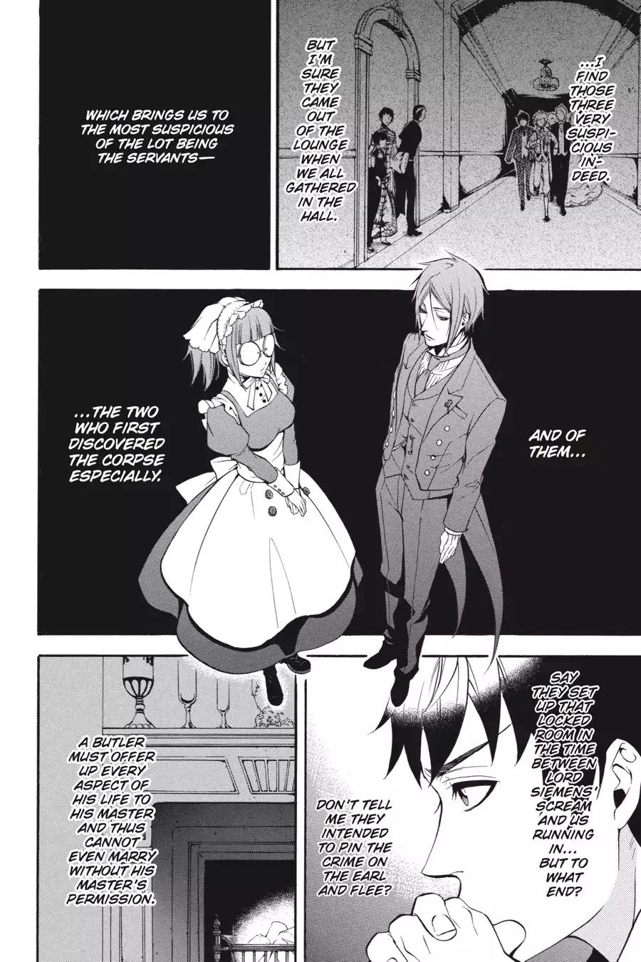 Kuroshitsuji Chapter 41 page 20 - Chapter 41: At night: The Butler, Deceased