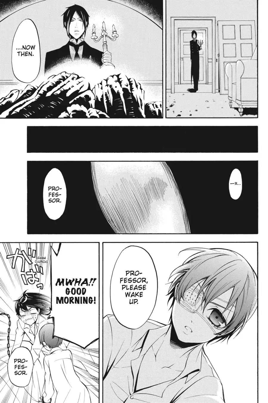 Kuroshitsuji Chapter 41 page 23 - Chapter 41: At night: The Butler, Deceased