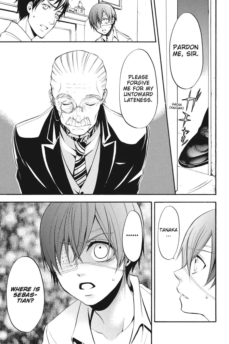 Kuroshitsuji Chapter 41 page 25 - Chapter 41: At night: The Butler, Deceased