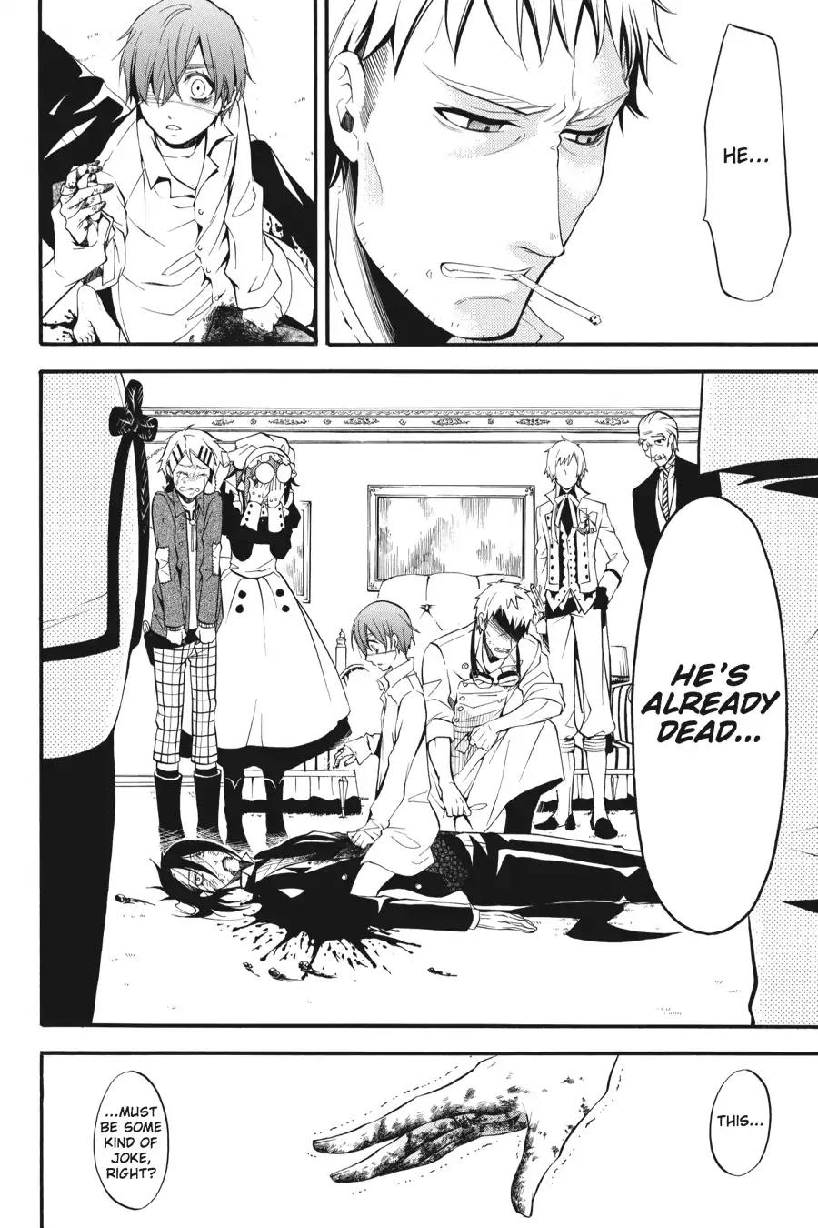 Kuroshitsuji Chapter 41 page 34 - Chapter 41: At night: The Butler, Deceased
