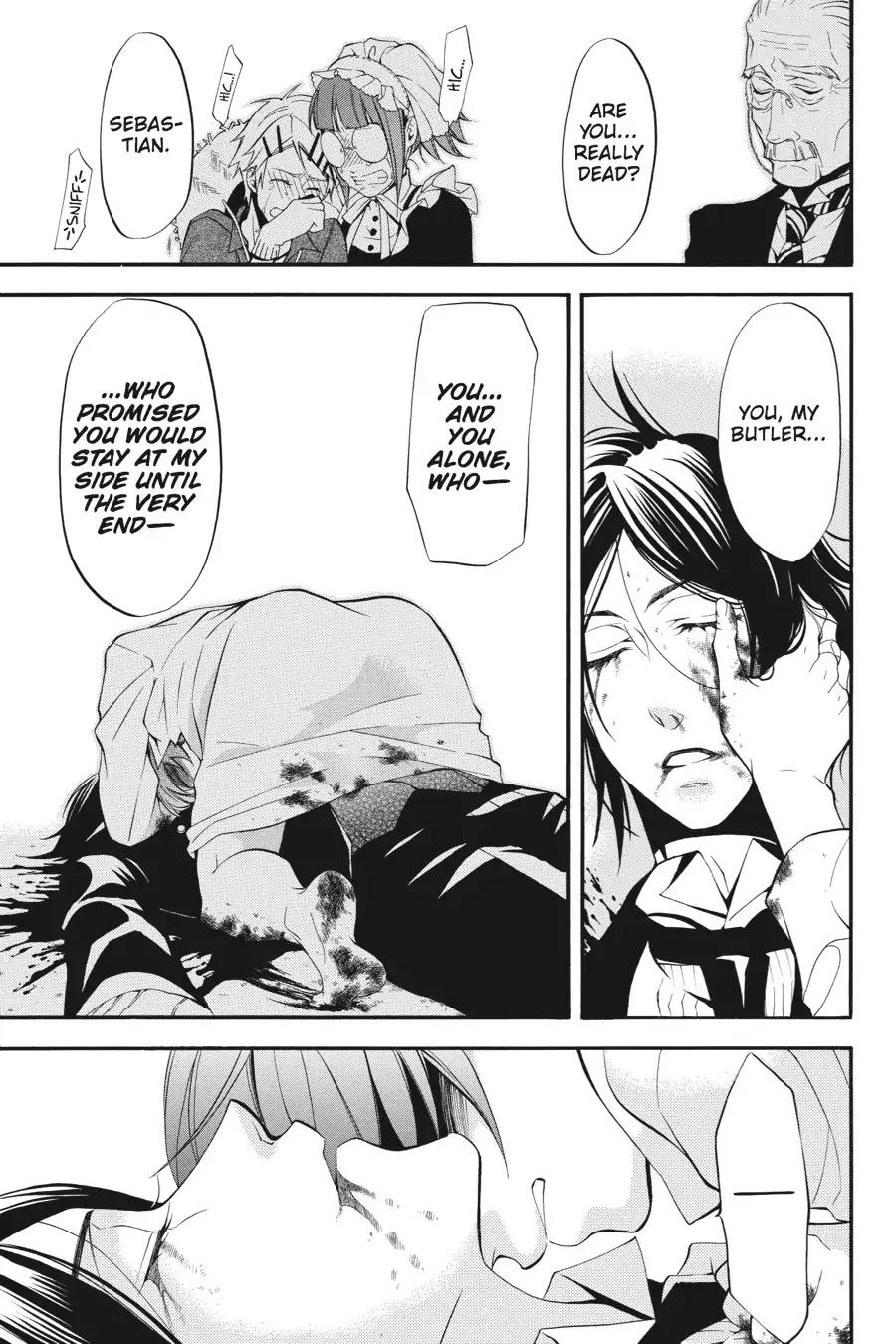 Kuroshitsuji Chapter 41 page 35 - Chapter 41: At night: The Butler, Deceased