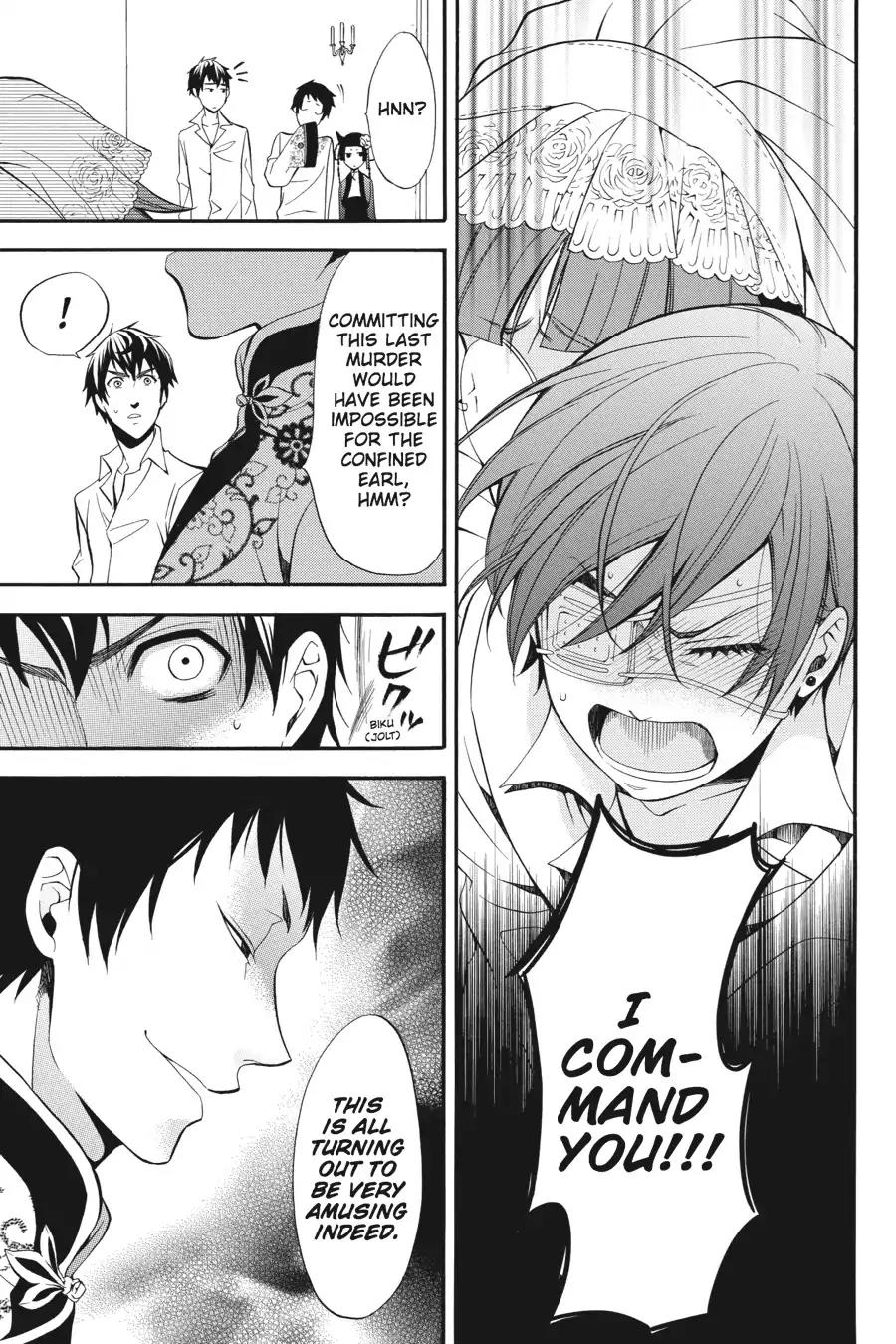 Kuroshitsuji Chapter 41 page 37 - Chapter 41: At night: The Butler, Deceased