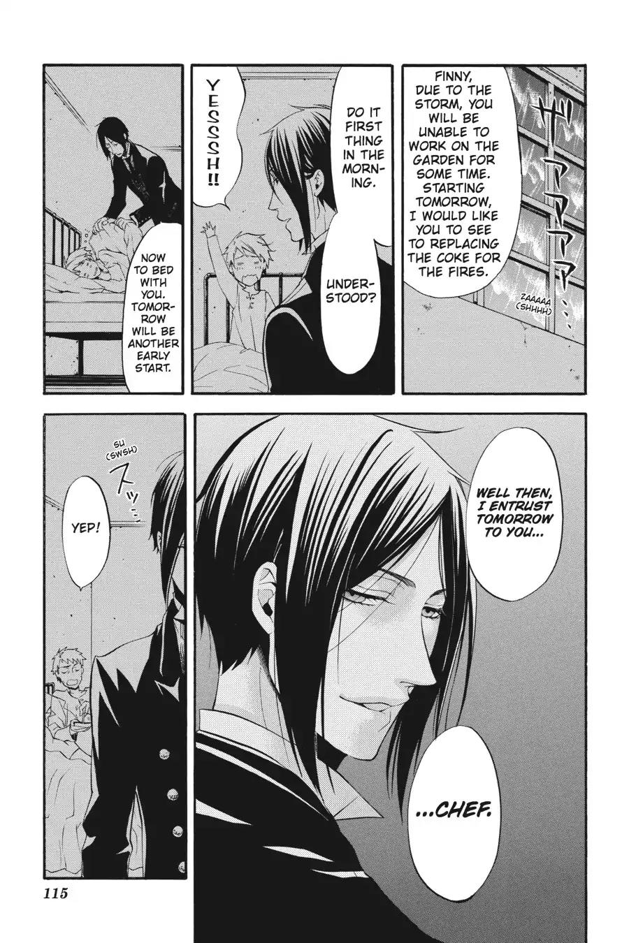 Kuroshitsuji Chapter 41 page 7 - Chapter 41: At night: The Butler, Deceased