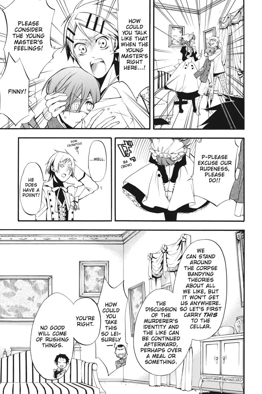 Kuroshitsuji Chapter 42 page 9 - Chapter 42: At midnight: The Butler, Substituted