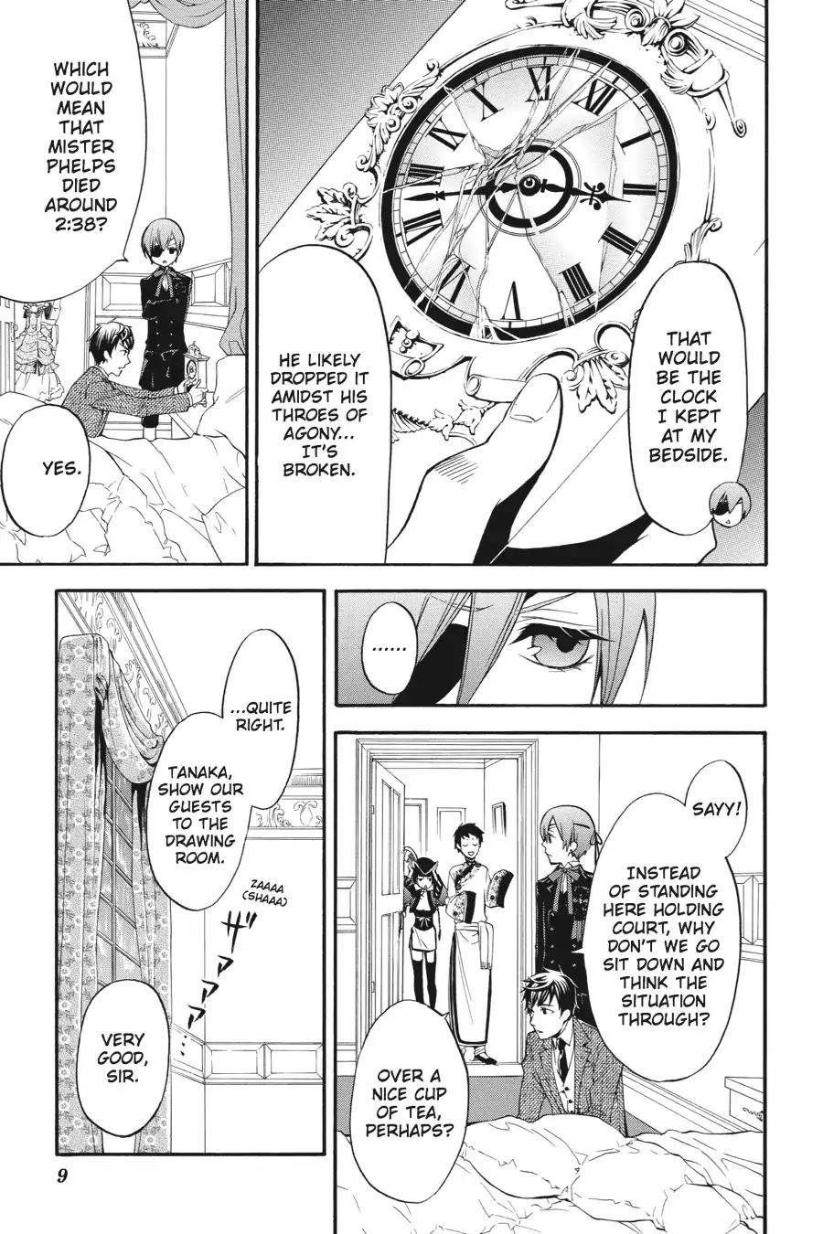 Kuroshitsuji Chapter 43 page 10 - Chapter 43: In the morning: The Butler, Stalwart