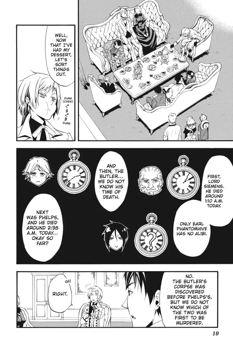 Kuroshitsuji Chapter 43 page 11 - Chapter 43: In the morning: The Butler, Stalwart