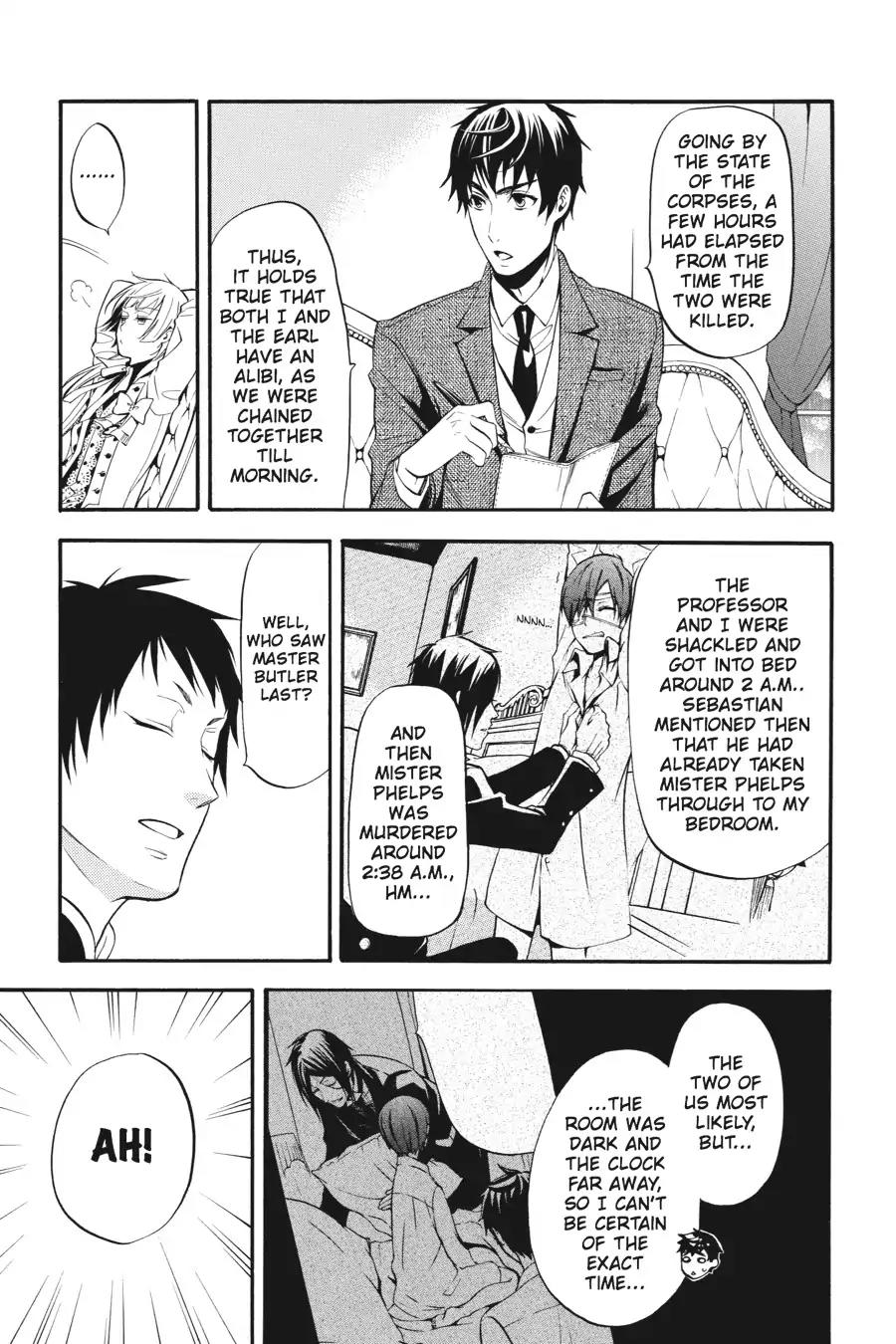 Kuroshitsuji Chapter 43 page 12 - Chapter 43: In the morning: The Butler, Stalwart
