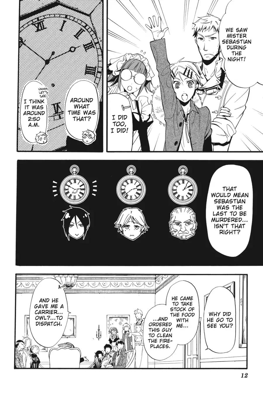 Kuroshitsuji Chapter 43 page 13 - Chapter 43: In the morning: The Butler, Stalwart