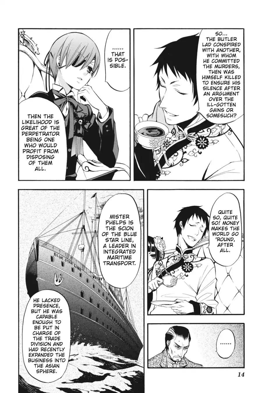 Kuroshitsuji Chapter 43 page 15 - Chapter 43: In the morning: The Butler, Stalwart