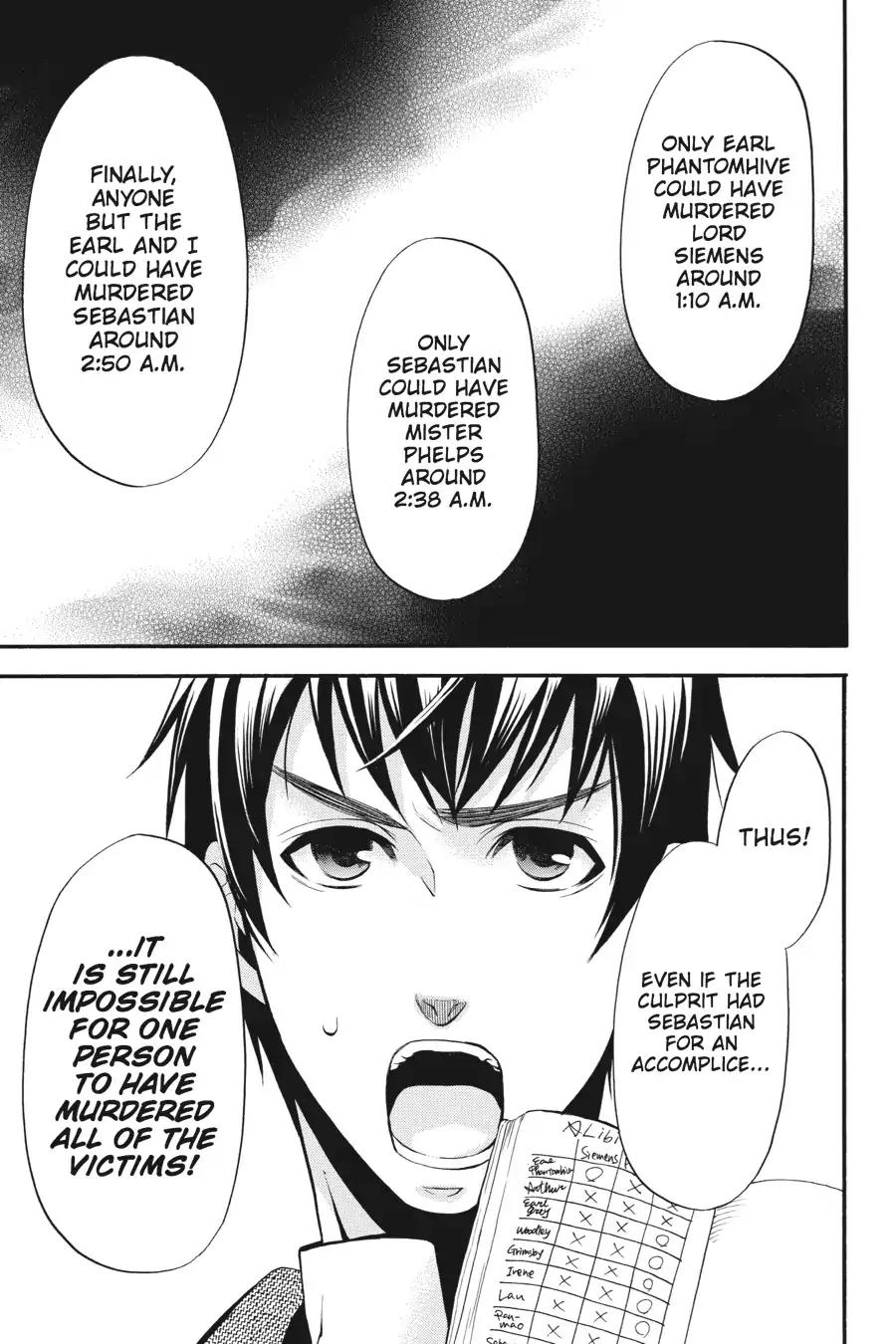Kuroshitsuji Chapter 43 page 20 - Chapter 43: In the morning: The Butler, Stalwart