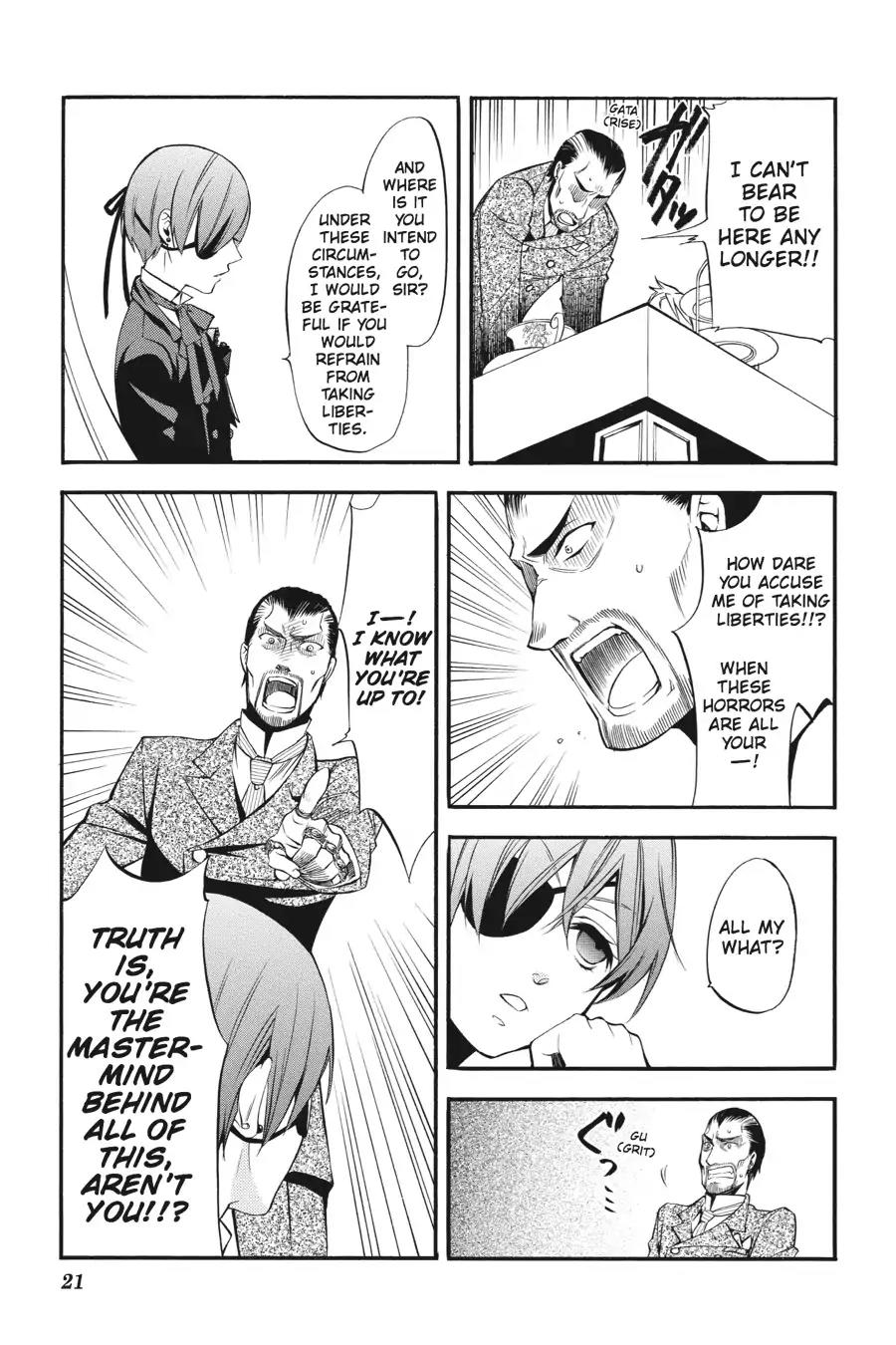 Kuroshitsuji Chapter 43 page 22 - Chapter 43: In the morning: The Butler, Stalwart