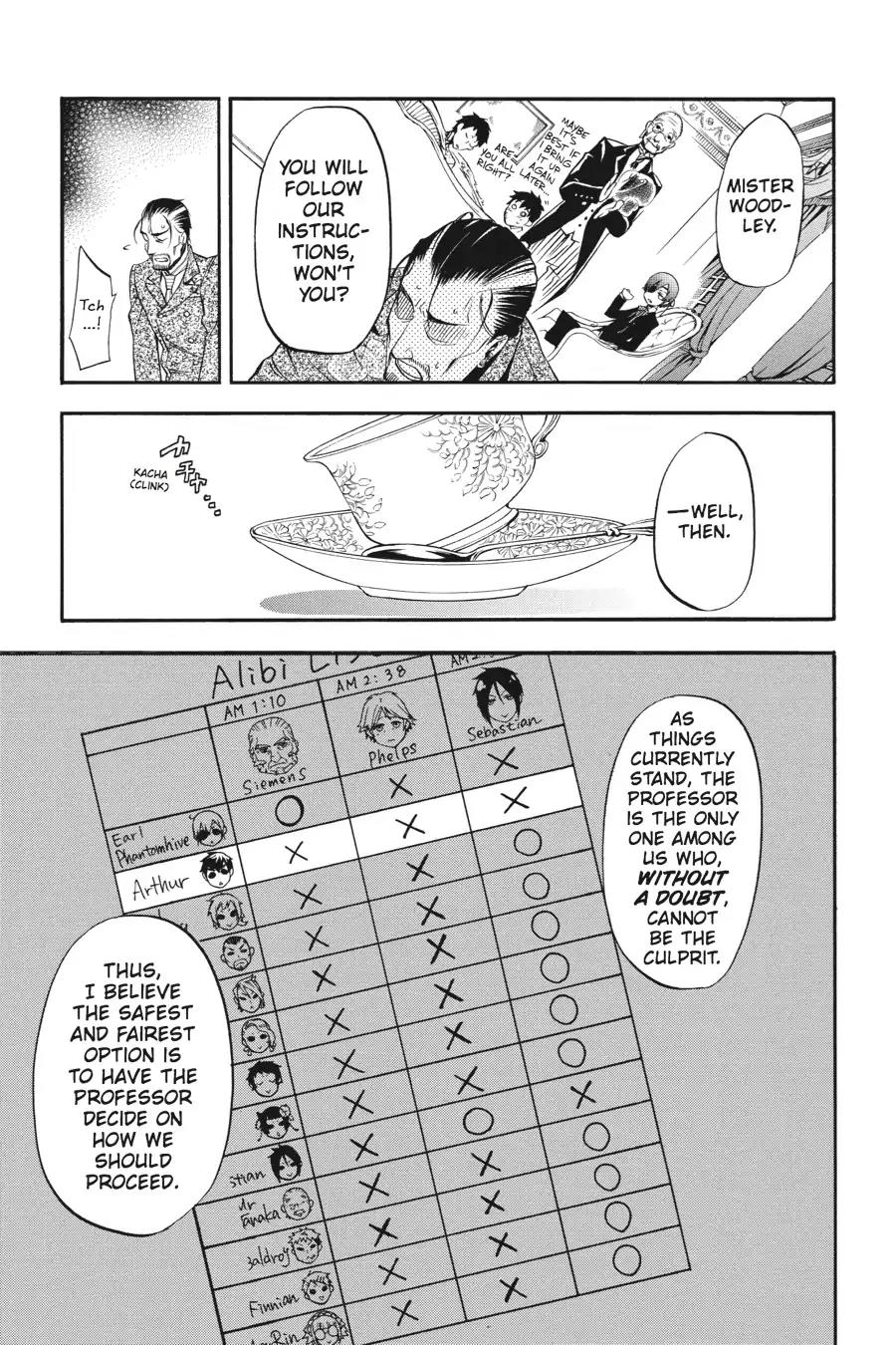 Kuroshitsuji Chapter 43 page 30 - Chapter 43: In the morning: The Butler, Stalwart