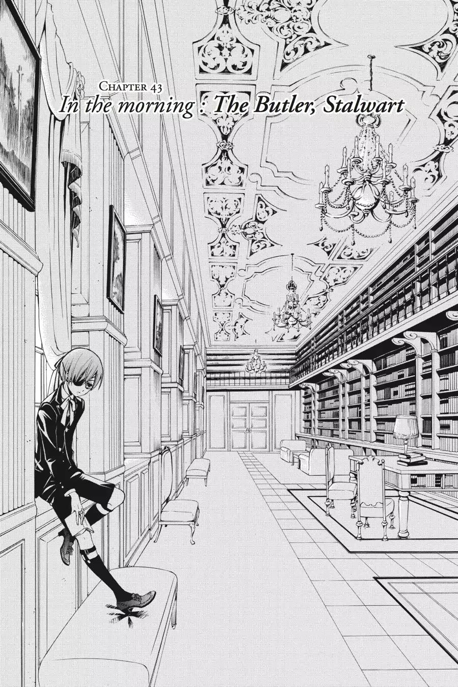 Kuroshitsuji Chapter 43 page 4 - Chapter 43: In the morning: The Butler, Stalwart
