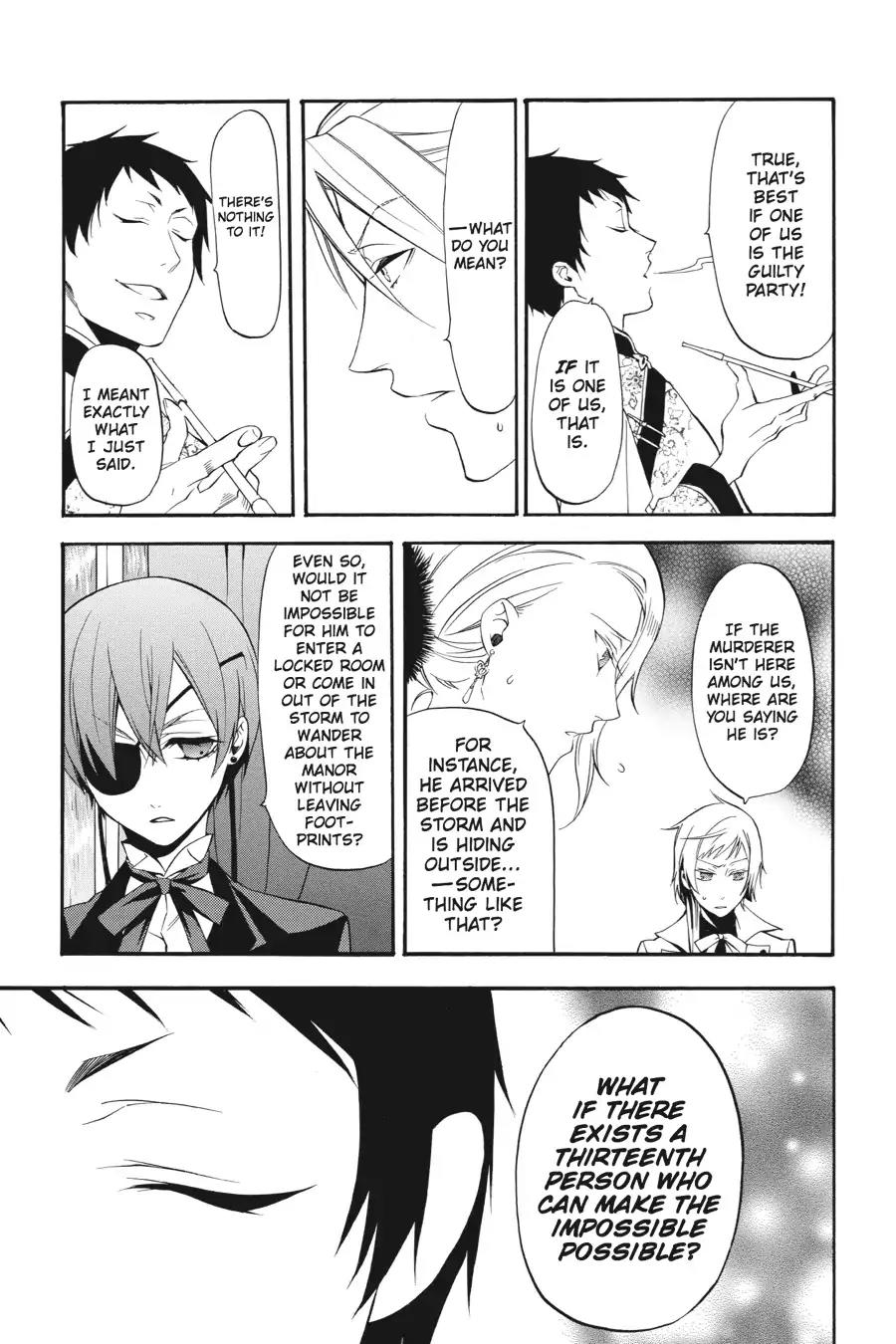 Kuroshitsuji Chapter 44 page 37 - Chapter 44: At noon: The Butler, Wailing