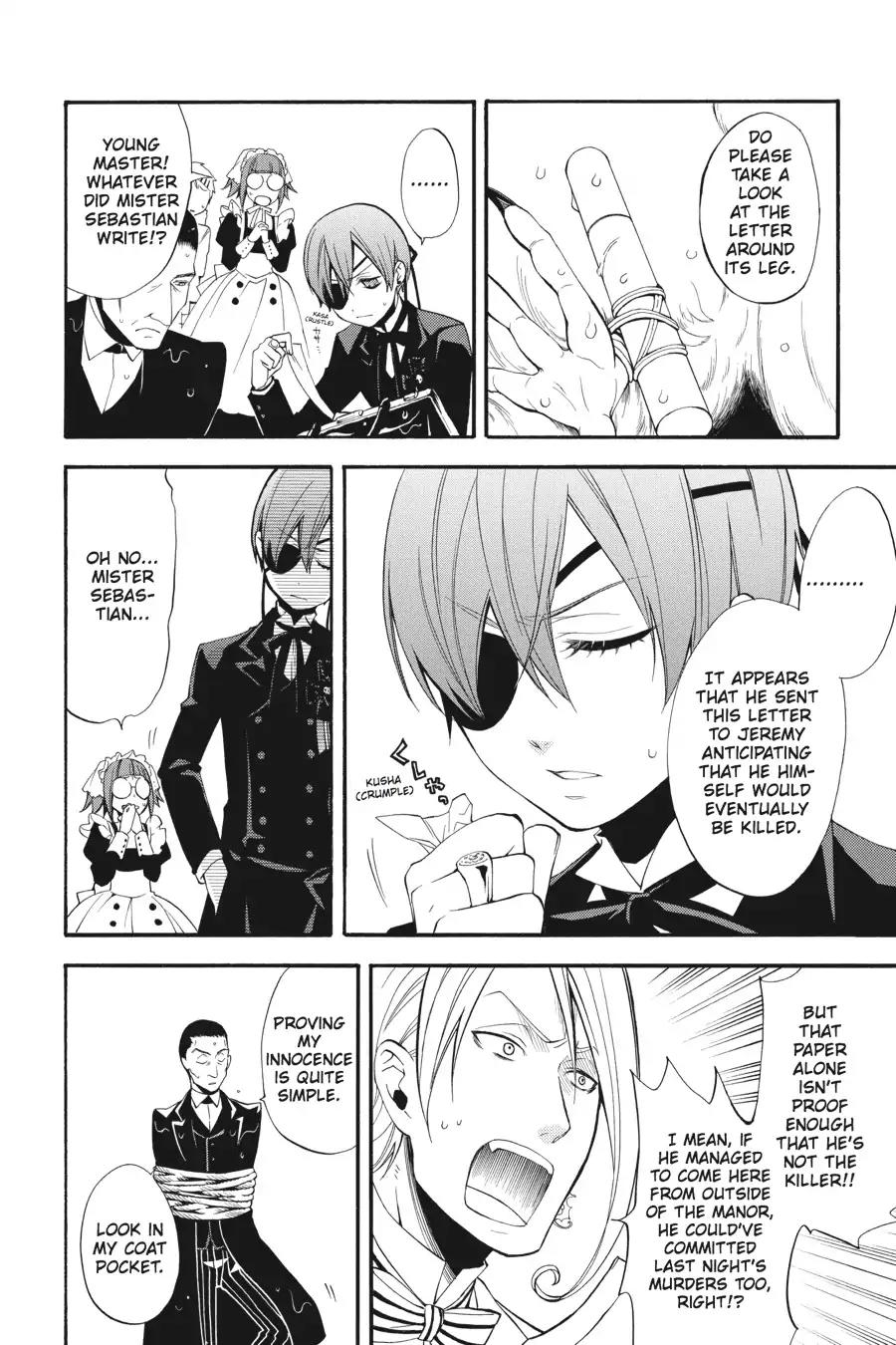 Kuroshitsuji Chapter 45 page 10 - Chapter 45: In the afternoon: The Butler, Disturbed