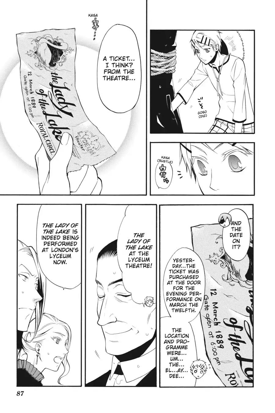 Kuroshitsuji Chapter 45 page 11 - Chapter 45: In the afternoon: The Butler, Disturbed