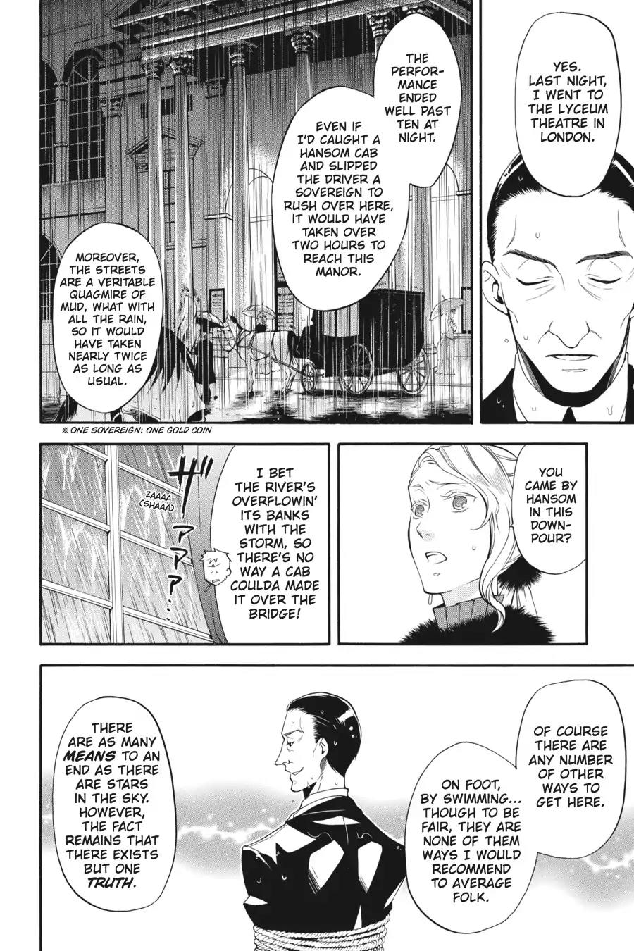 Kuroshitsuji Chapter 45 page 12 - Chapter 45: In the afternoon: The Butler, Disturbed
