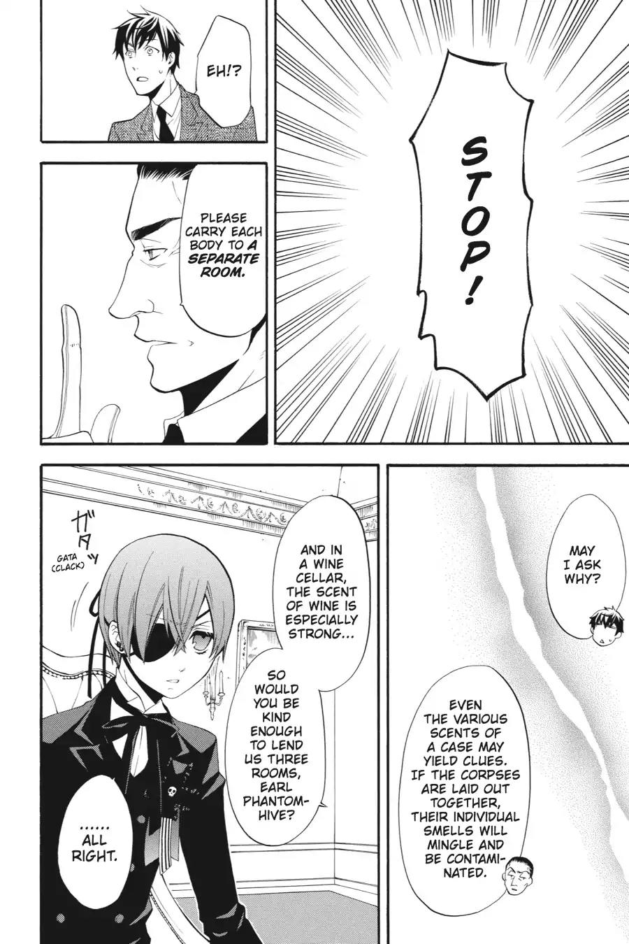 Kuroshitsuji Chapter 45 page 16 - Chapter 45: In the afternoon: The Butler, Disturbed