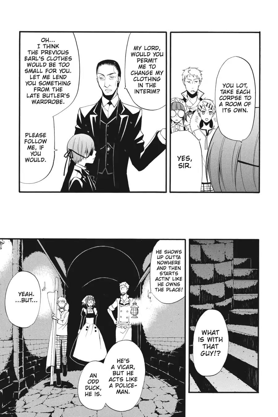 Kuroshitsuji Chapter 45 page 17 - Chapter 45: In the afternoon: The Butler, Disturbed