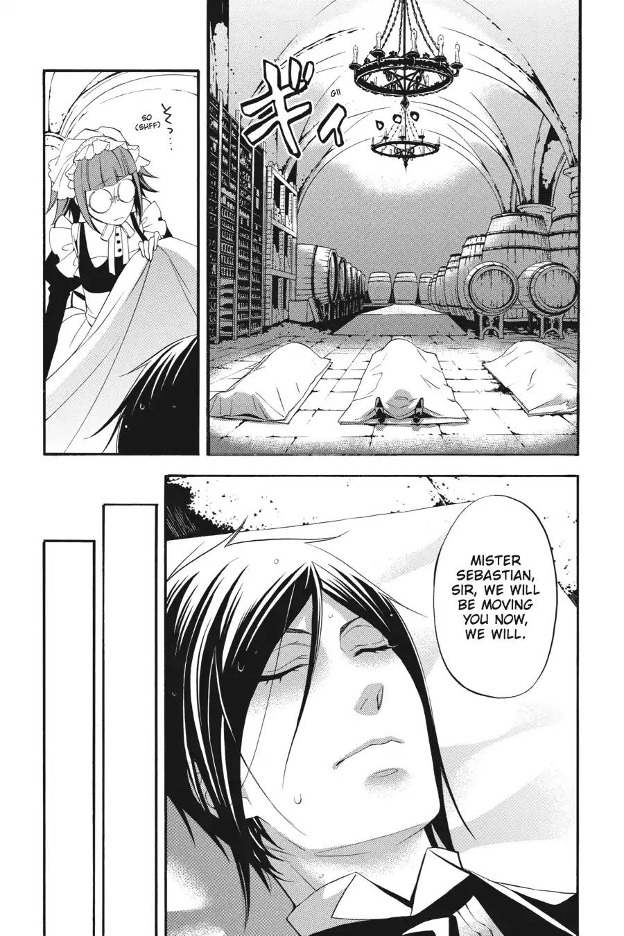 Kuroshitsuji Chapter 45 page 19 - Chapter 45: In the afternoon: The Butler, Disturbed