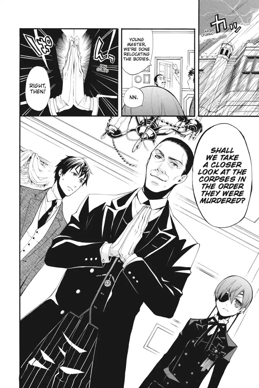 Kuroshitsuji Chapter 45 page 20 - Chapter 45: In the afternoon: The Butler, Disturbed