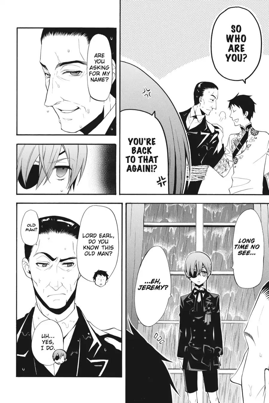 Kuroshitsuji Chapter 45 page 6 - Chapter 45: In the afternoon: The Butler, Disturbed