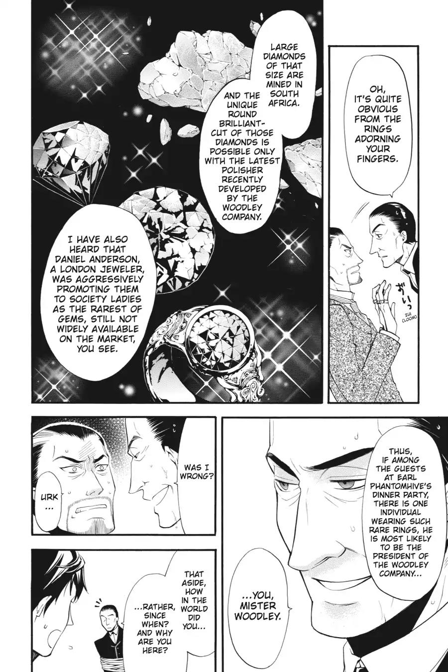 Kuroshitsuji Chapter 45 page 8 - Chapter 45: In the afternoon: The Butler, Disturbed