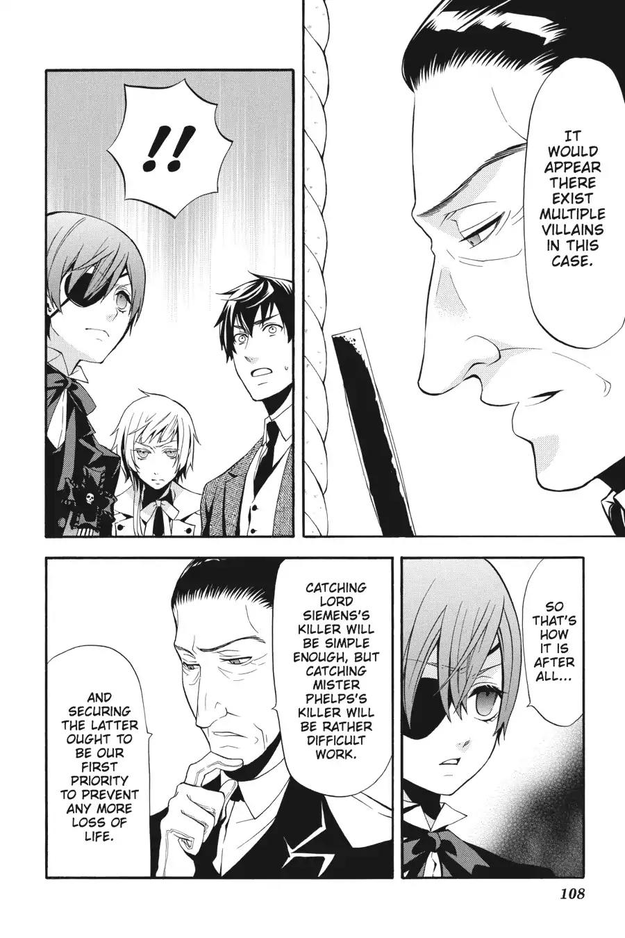 Kuroshitsuji Chapter 46 page 10 - Chapter 46: At night: The Butler, Dispensable