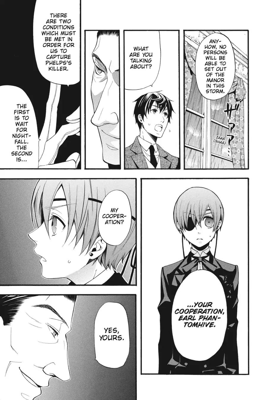 Kuroshitsuji Chapter 46 page 11 - Chapter 46: At night: The Butler, Dispensable